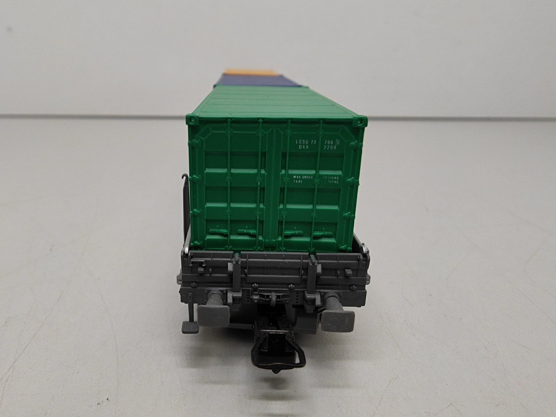 Fleischmann Modelleisenbahnen: Fleischmann 5287CH SBB CFF FFS Containerwagen DC H0 mit OVP – Gebraucht aus Basel von mhmarken 5