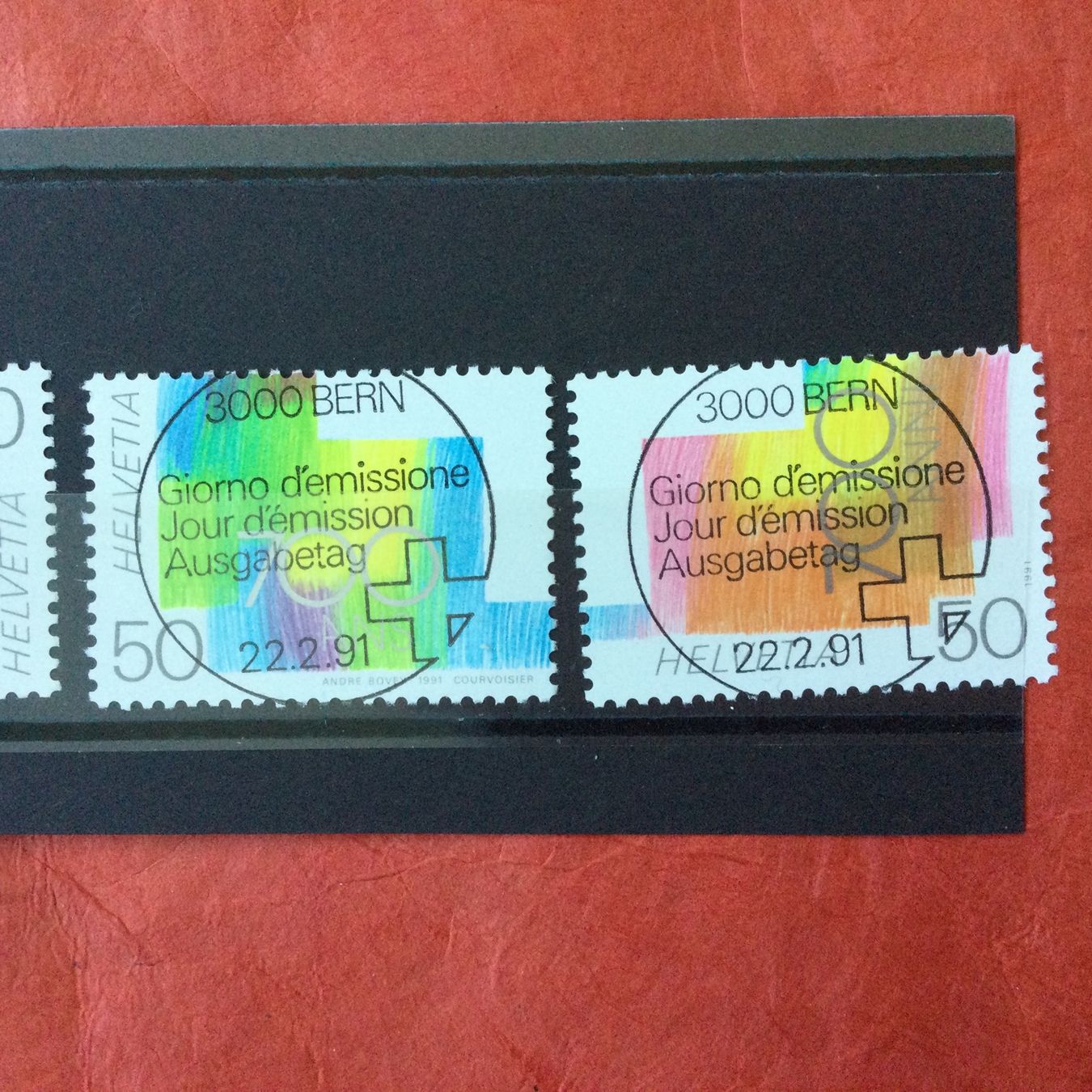 Tutti i francobolli: 1991 700 Jahre Eidgenossenschaft Einzelmarken ET 807-810 – Usato da S. Pietro venduto da bro_jjl9 2