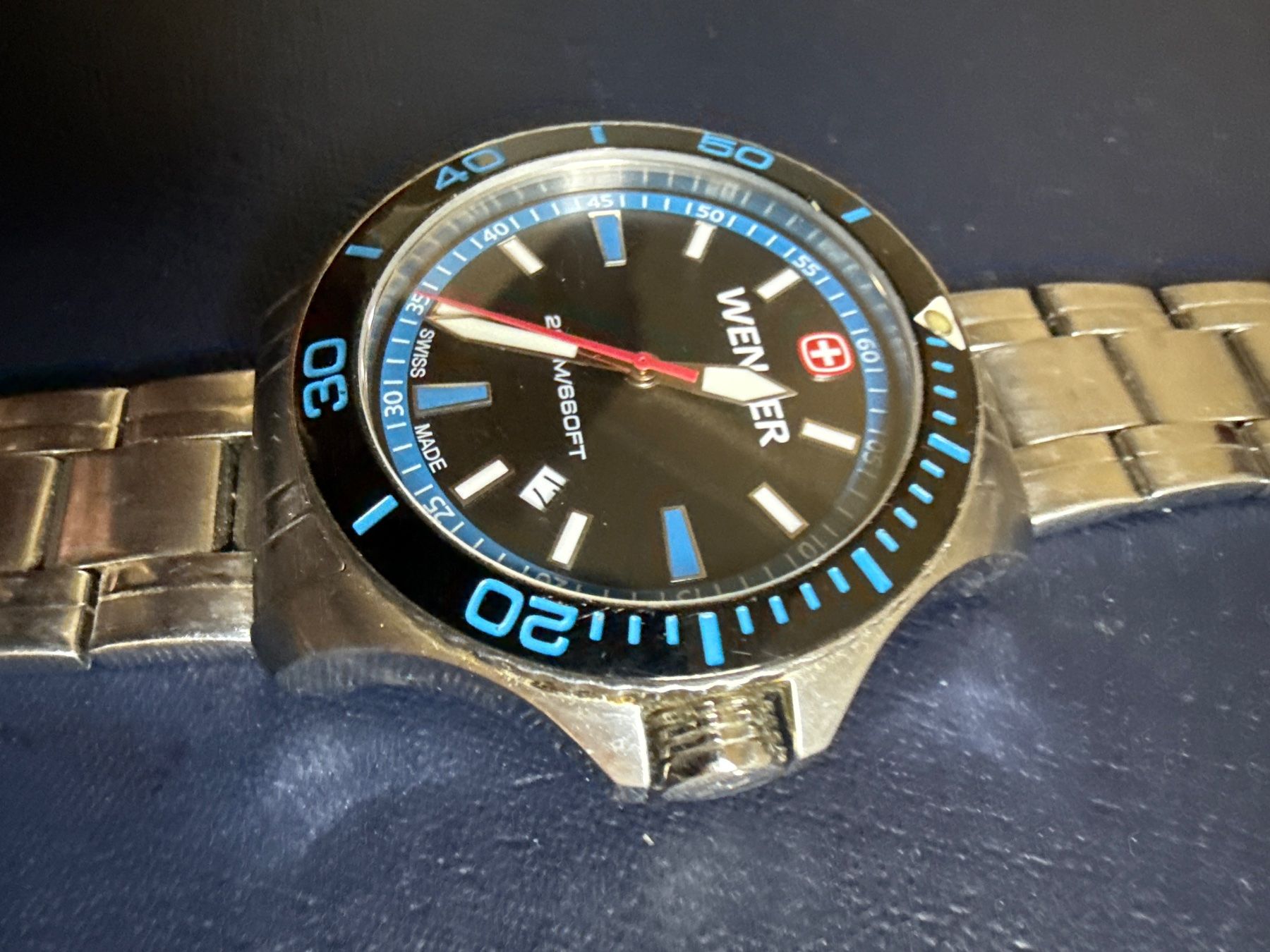 Wenger Orologi: Wenger Quarz 44 mm – Usato da Pfeffingen venduto da Allhandelklgwatches 1