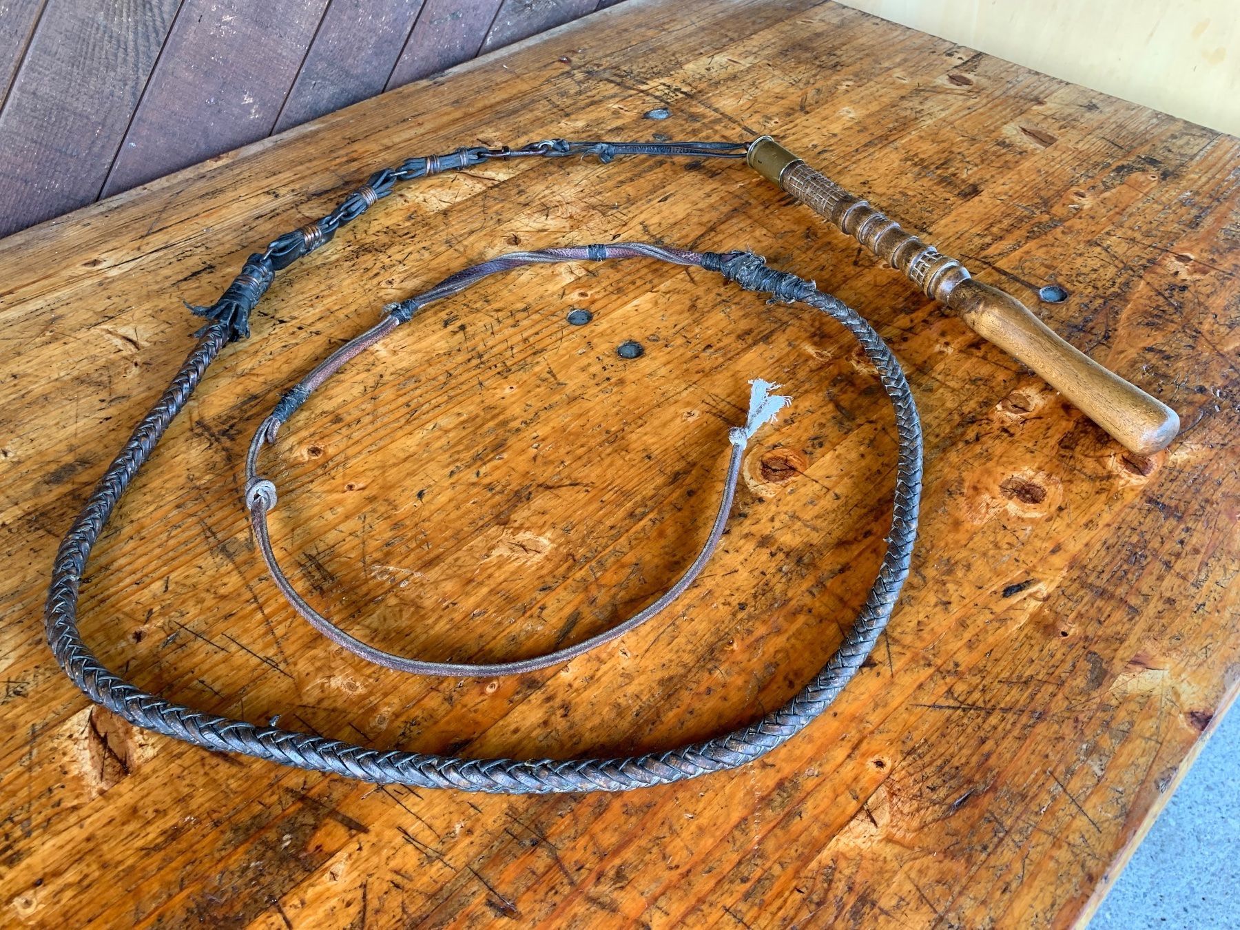 Glocken & Treicheln: schöne ungarische Hirtenpeitsche – Gebraucht aus Feldbach von Olive1 2