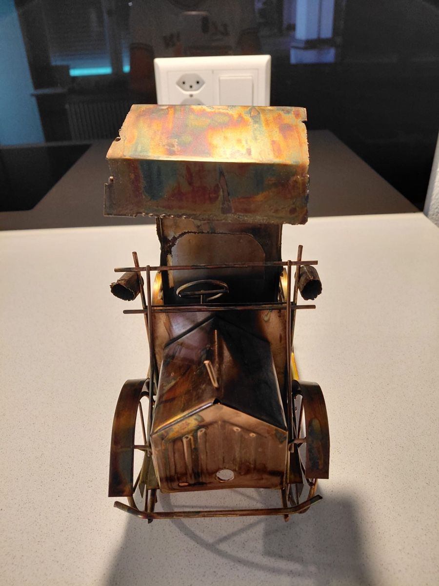 Statuette: Handgemachte Autofigur aus Kupfer – Nuovo (secondo la descrizione) da Grenchen venduto da lia51 1
