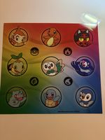 Pokemon First Partner Illustration Collection Stickers