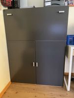 Schrank dunkelgrau guter Zustand