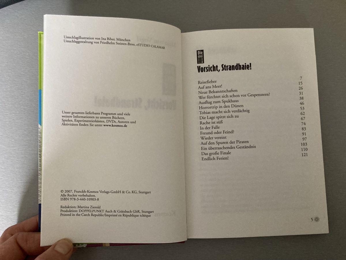 Libri: Die drei !!! Vorsicht Strandhaie – Usato da Amden venduto da Karplusan 1