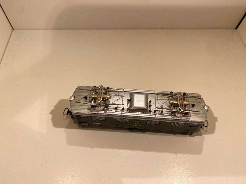 Bemo Modelleisenbahnen: BEMO 1250 121 RhB Ge 4/4 I 601 "Albula" – Neu (gemäss Beschreibung) aus Wettingen von Moba.Blum 4