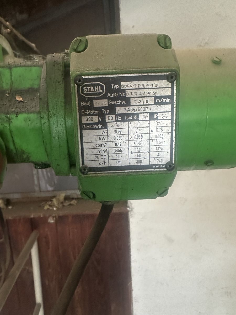 Paranco multiuso: Kettenzug – Usato da Dietikon venduto da boot32 5