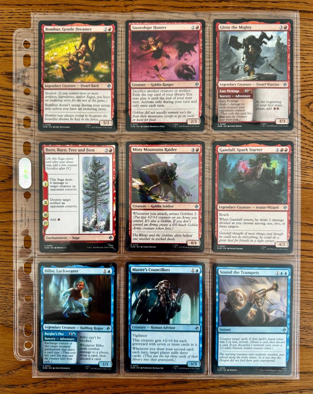Magic The Gathering Cartes à collectionner: The Hobbit Uncommon Set 55/55 – Neuf (Voir description) à Rechthalten par hosme_be 2