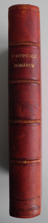 Priesterbuch Pontificale Romanum Kaufen auf Ricardo