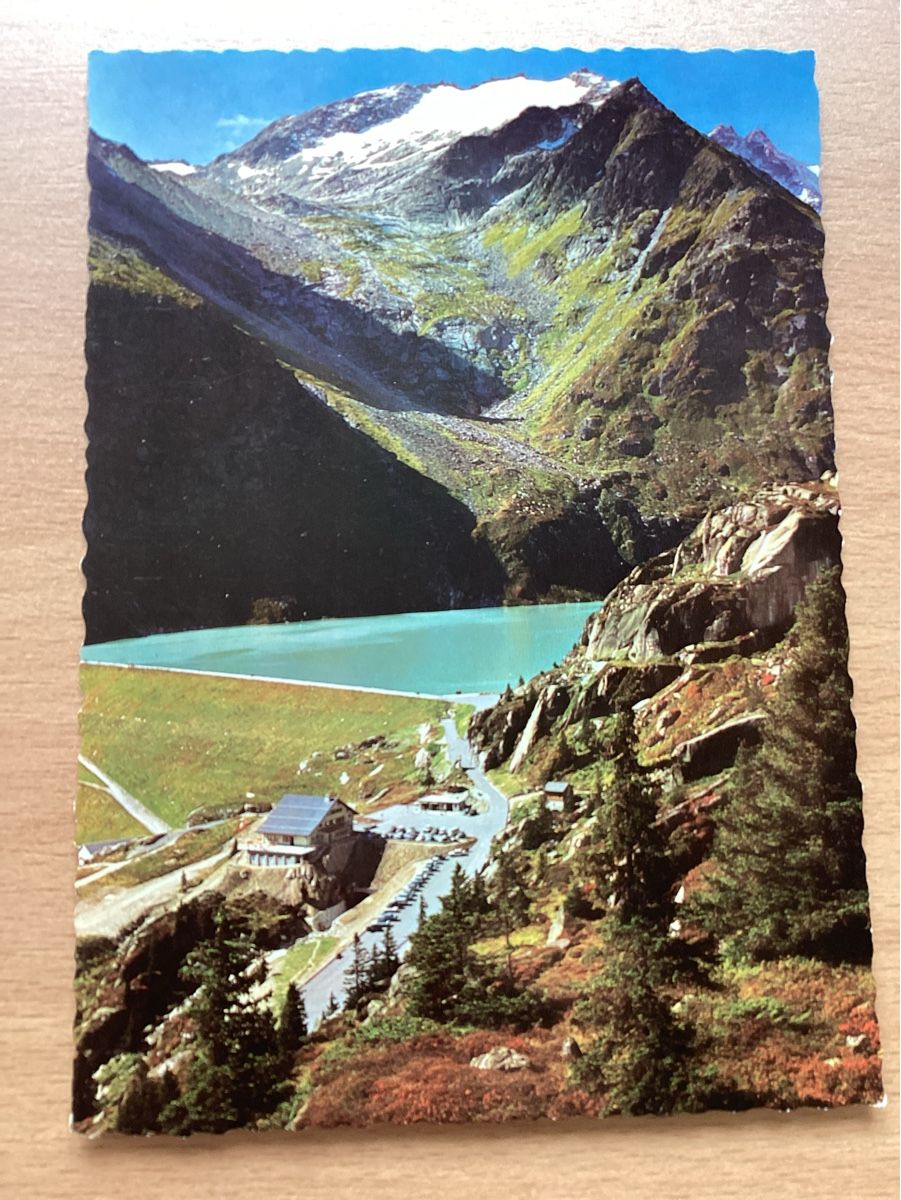 Cartoline postali: AK Göscheneralp Stausee mit Lochberg – Usato da Wassen UR venduto da SABDOM