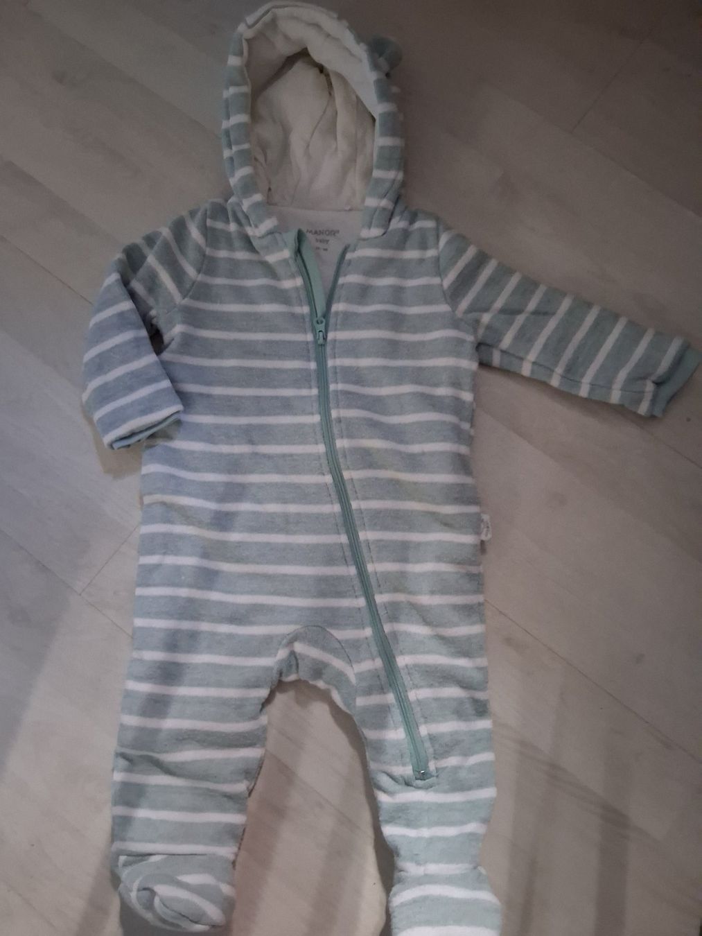 Manor Strampler: Baby Overall warm Manor gr 68/ 6Monate – Gebraucht aus Astano von mclotto