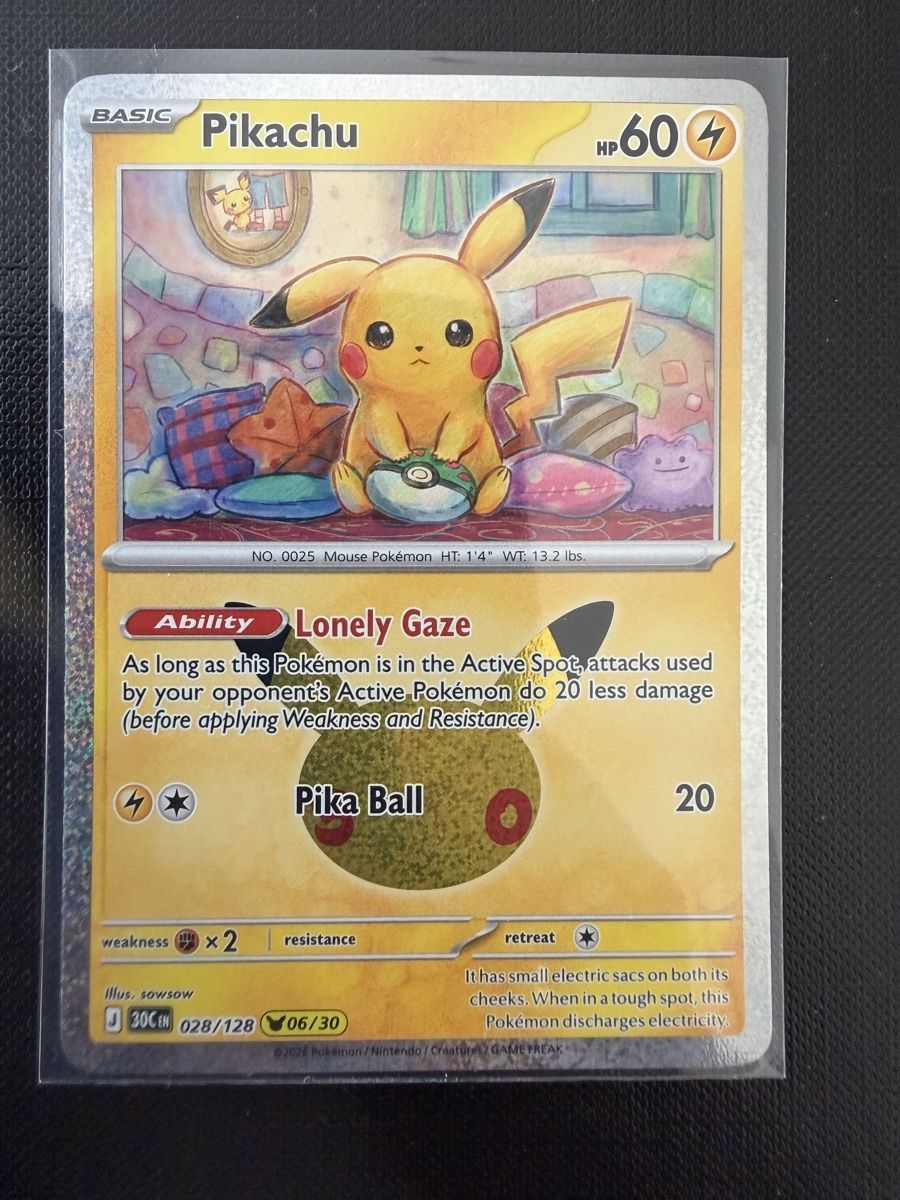Pokémon Cartes à collectionner: Pikachu #028 30C EN – Neuf (Voir description) à Savigny par Matgab94