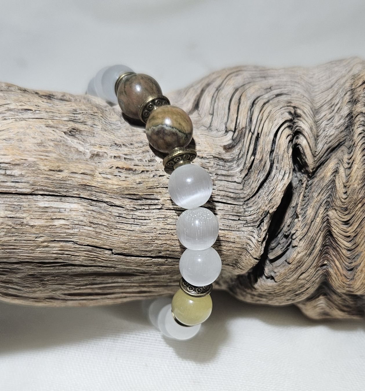 Bracciali & Braccialetti: weisse CatEye Charme Armk. - Spendenaktion – Nuovo (secondo la descrizione) da Unterkulm venduto da Nachtigall 2