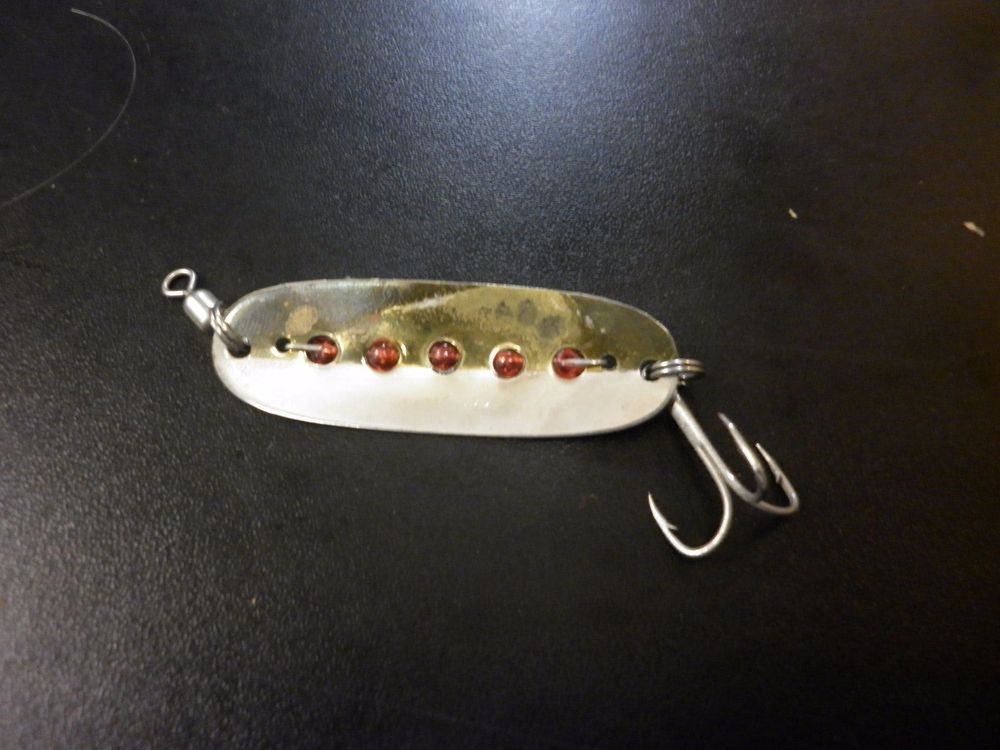 Ancienne Cuillère Vaironnée Pour La Pêche, Leurre Vintage