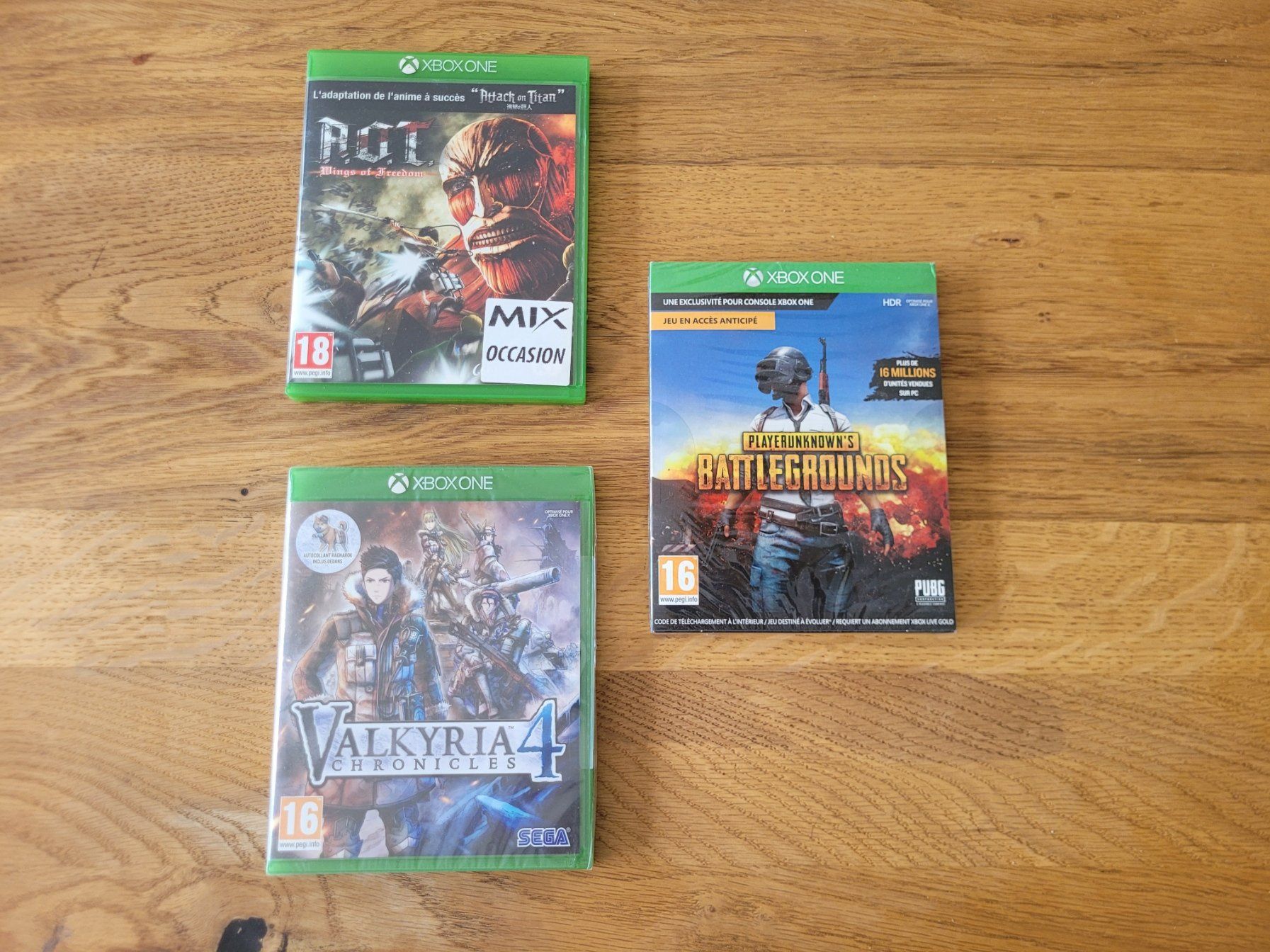 Giochi: Attack on Titan - Valkyria Chronicles 4 - PUBG Xbox One – Usato da Pully venduto da gjjs