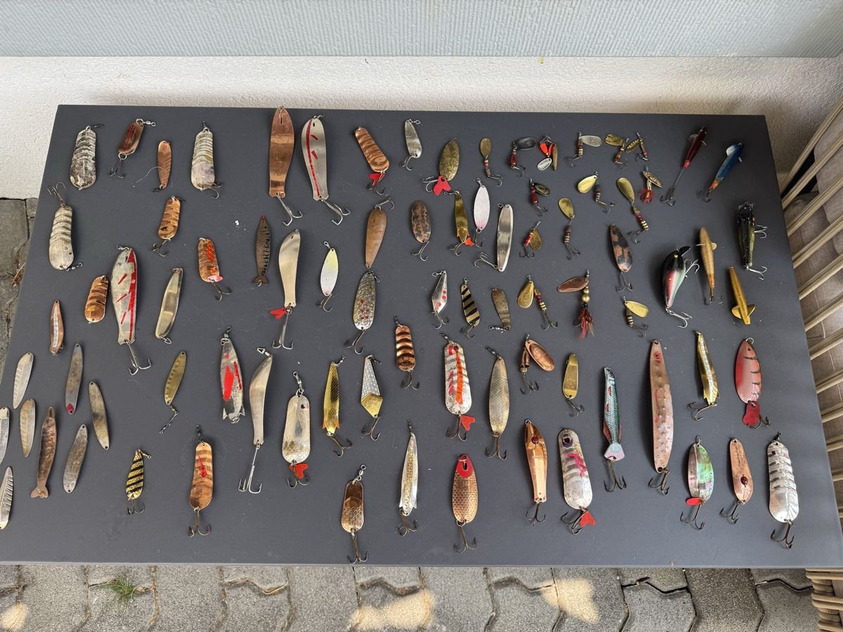Abu Garcia Köder: Konvolut Vintage ABU Blinker, Löffel & Spinner – Gebraucht aus Hünibach von Malibu85