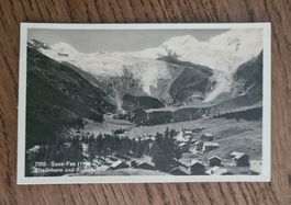 Alte Karte Saas Fee