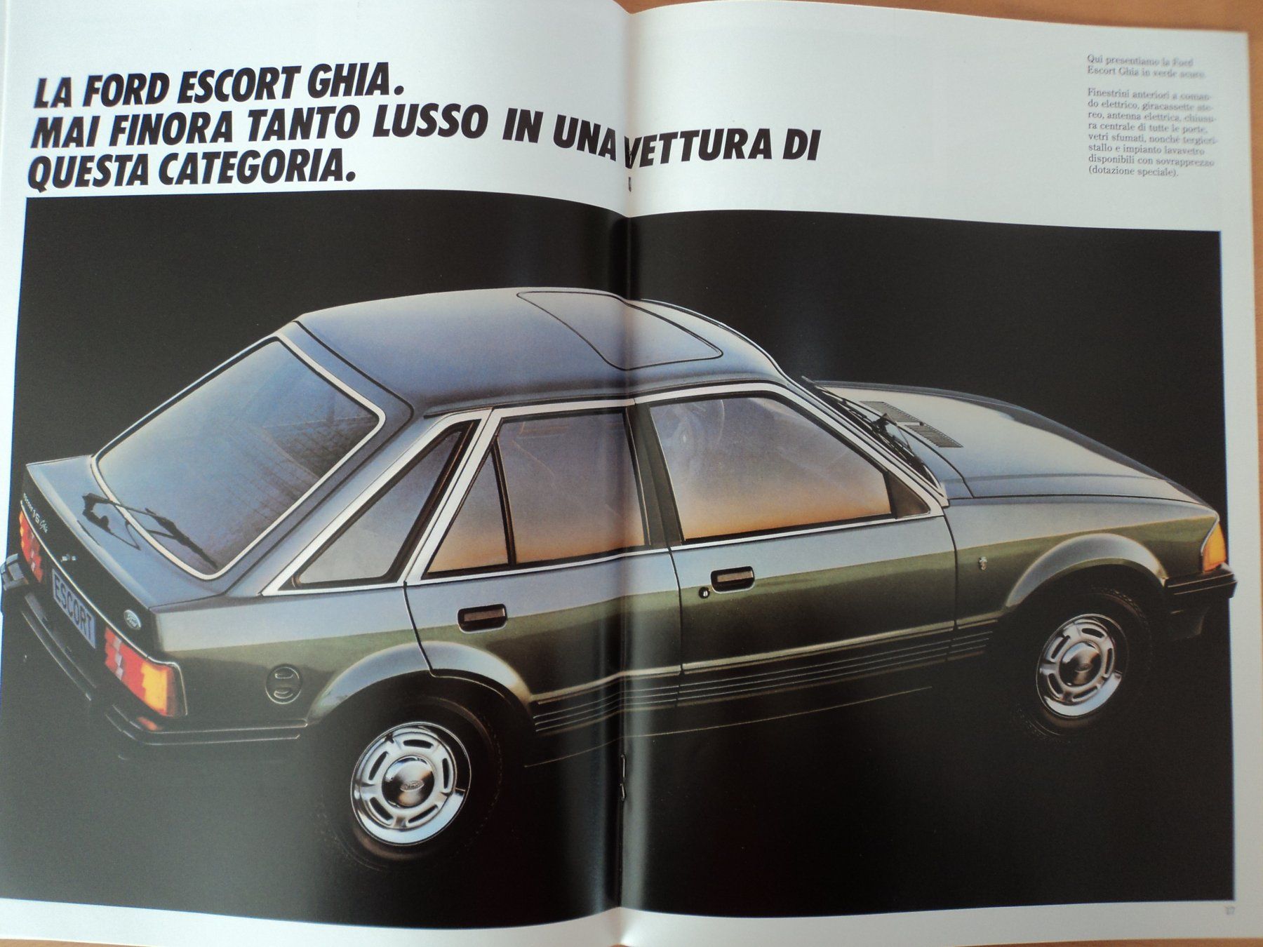 Ford Documenti: Prospekt Ford Escort 1980 mit XR3 – Usato da Schwarzenburg venduto da modelCARama 5
