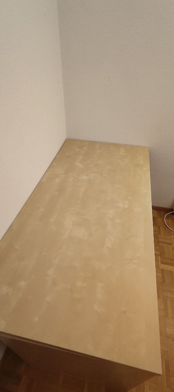 Ikea Schreibtische: Bureau plateau bois tiroirs Ikea – Gebraucht aus Thônex von mos_dk68 4
