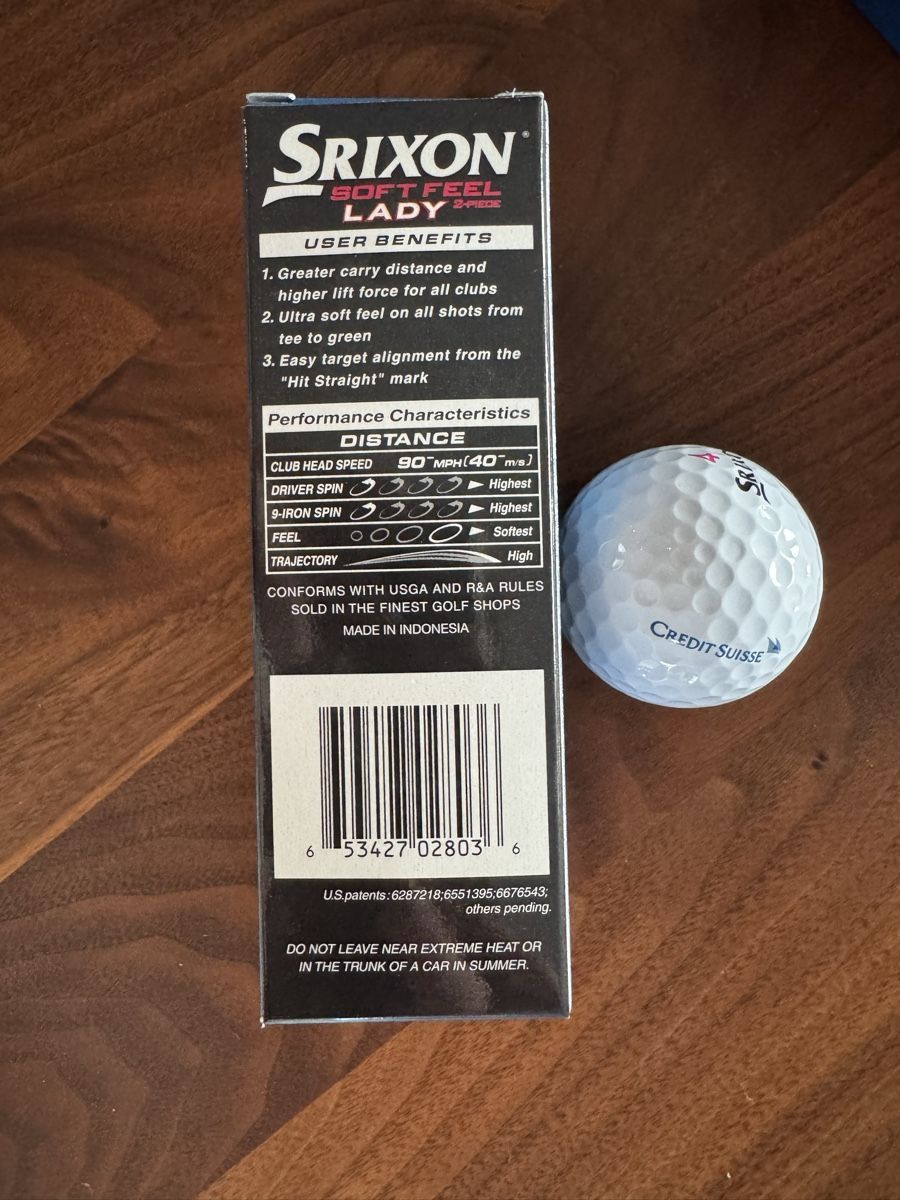 Srixon Palloni: Golfbälle Srixon Soft Feel Lady neu x 12 – Nuovo e nell'imballaggio originale da Riken AG venduto da ClaudiaChristina 2