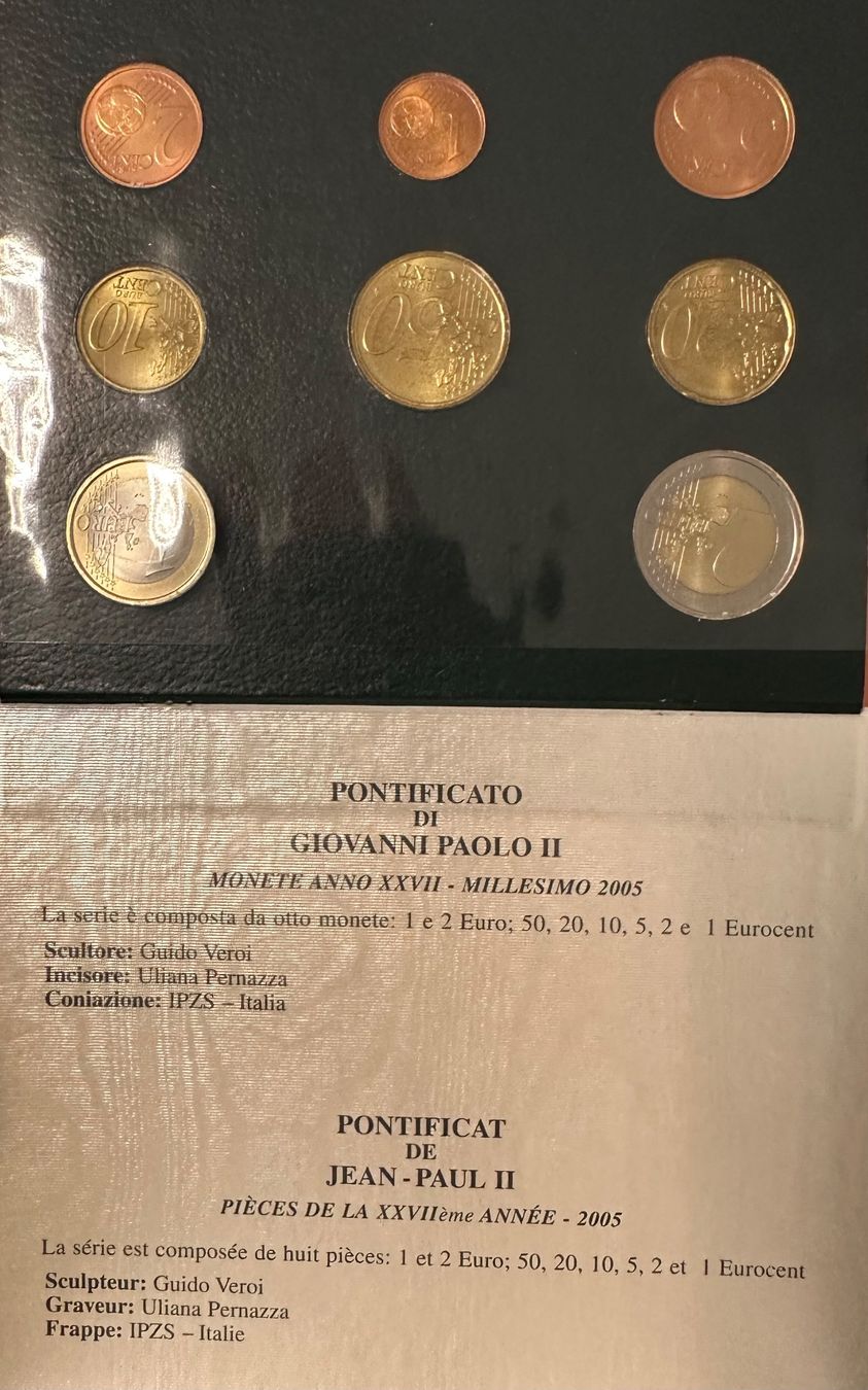 Tutti le monete: FOLDER VATIKANSTADT 2005 FDC – Usato da Watt venduto da phila13 1