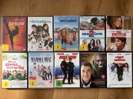 54 DVD-Filme sowie mehrere Staffeln von diversen Serien 