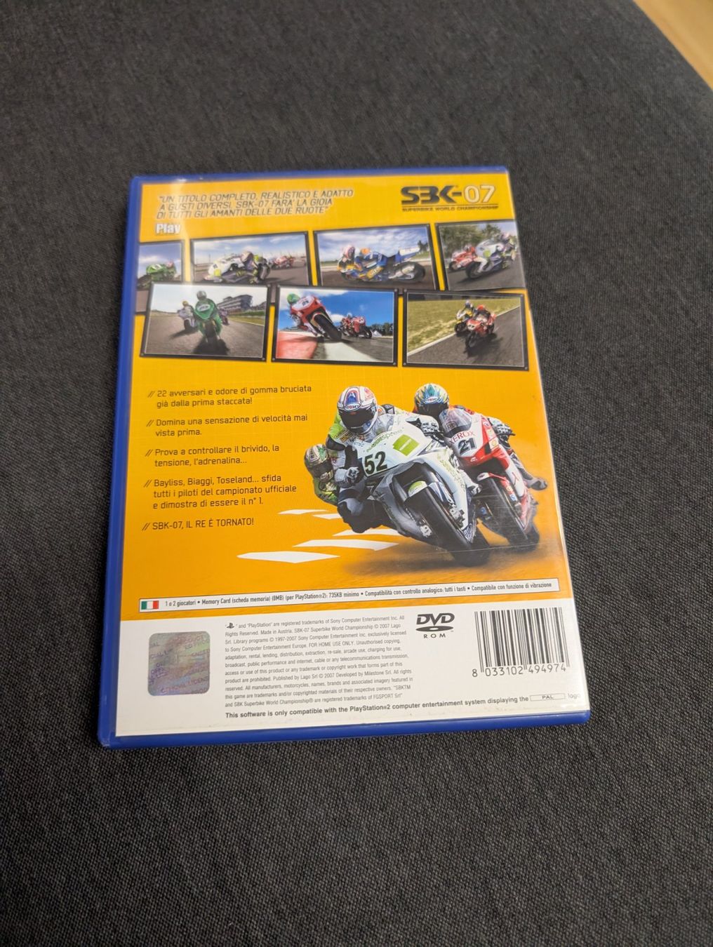 Jeux: SBK 07 Sony playstation 2 – D'occasion à Giubiasco par Ticinerd 1