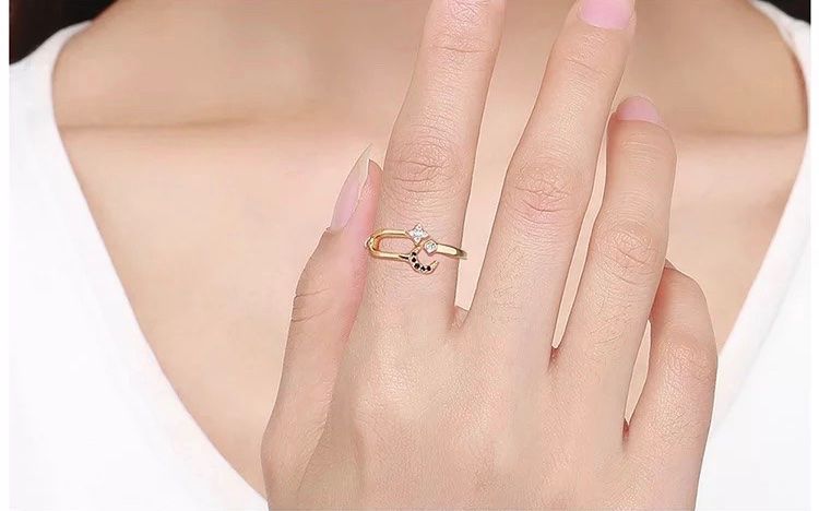 Anelli: Silber ring (verstellbar) – Nuovo e nell'imballaggio originale da St. Gallen venduto da yatoot26 3