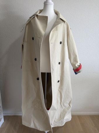 Mango Selection Trenchcoat Beige / Creme – XS/S – Neu & unge