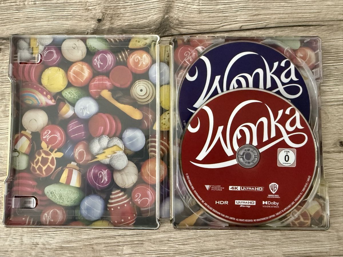 Tutti i DVDs: Wonka 4K UHD Limited Steelbook Edition – Nuovo (secondo la descrizione) da Willisau venduto da ste_sc8j 3
