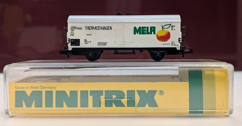 Trix Modelleisenbahnen: Spur N Güterwagen "MELA" – Gebraucht aus Reinach BL von angus74