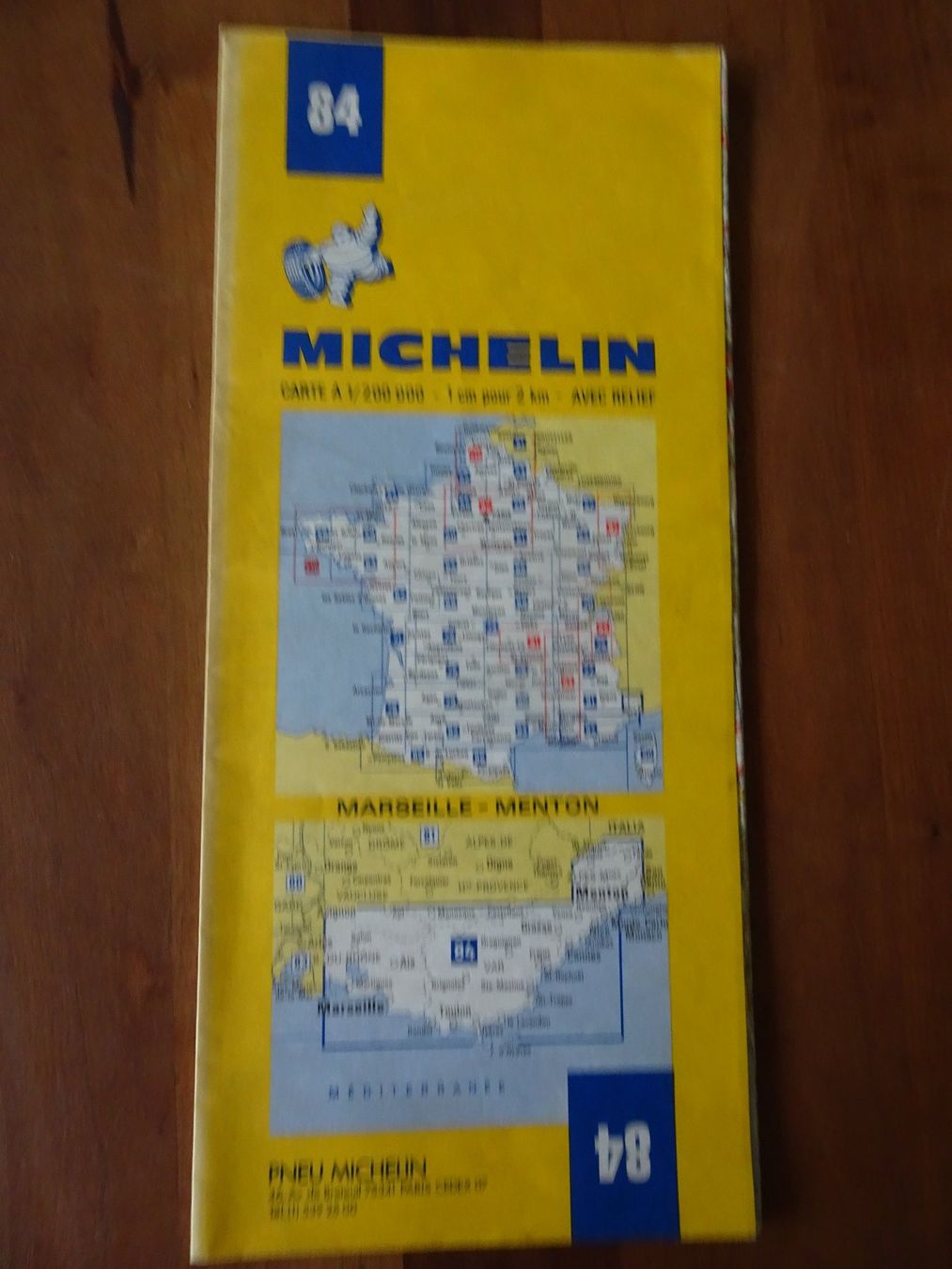 Cartine & Atlanti: Michelin-Karte 84 Marseille - Menton – Usato da männedorf venduto da purzelchen