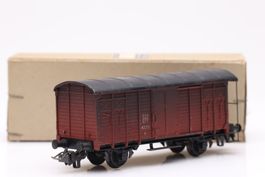 Hag 345 SBB Gedeckter Güterwagen geschwärzt, H0