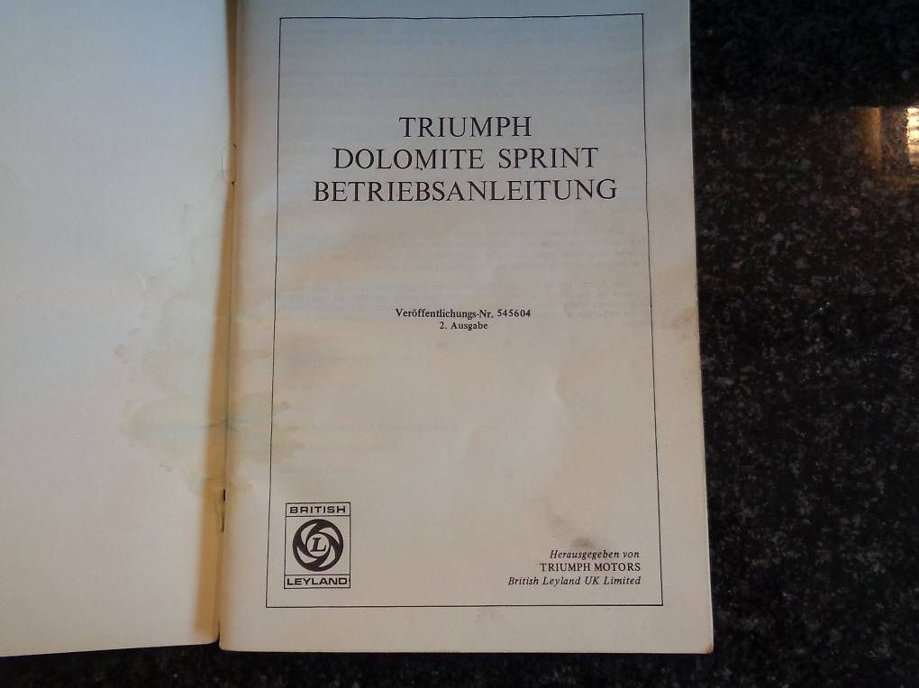 Bücher: Originale Betriebsanleitung, Handbuch auf Deutsch – Gebraucht aus Toffen von Buzz_AG 1