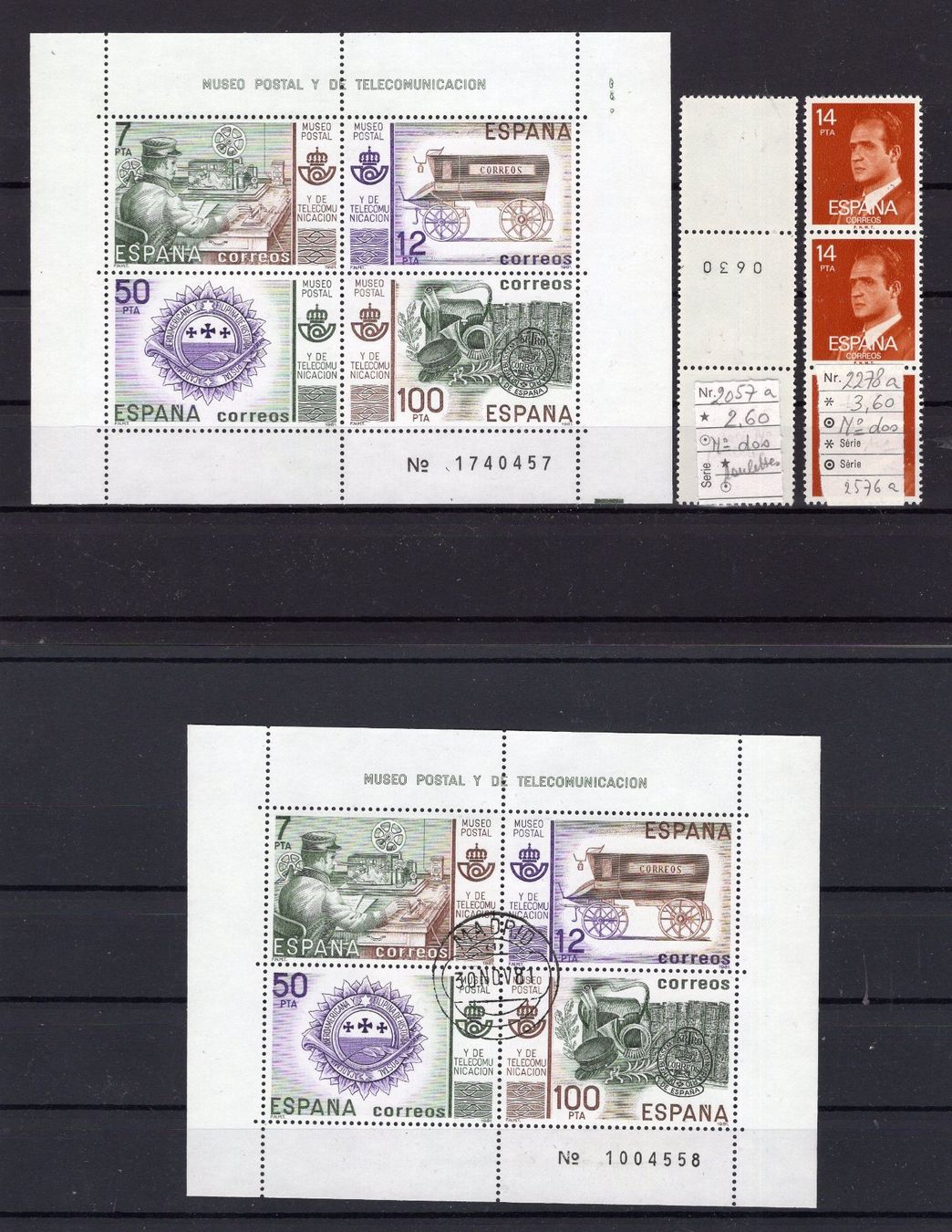 Tutti i francobolli: R6333  /  Espagne1953-1983 neufs /obl. – Nuovo (secondo la descrizione) da Ste-Croix venduto da MONT-TAGNAC