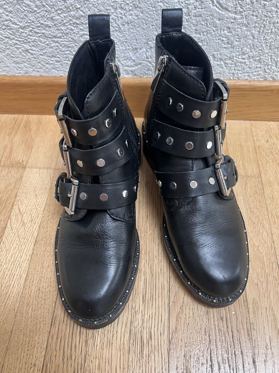 Damenschuhe: Bronx Damen Leder Boots, Schwarz, Gr. 36 – Gebraucht aus Ostermundigen von Steff18 3
