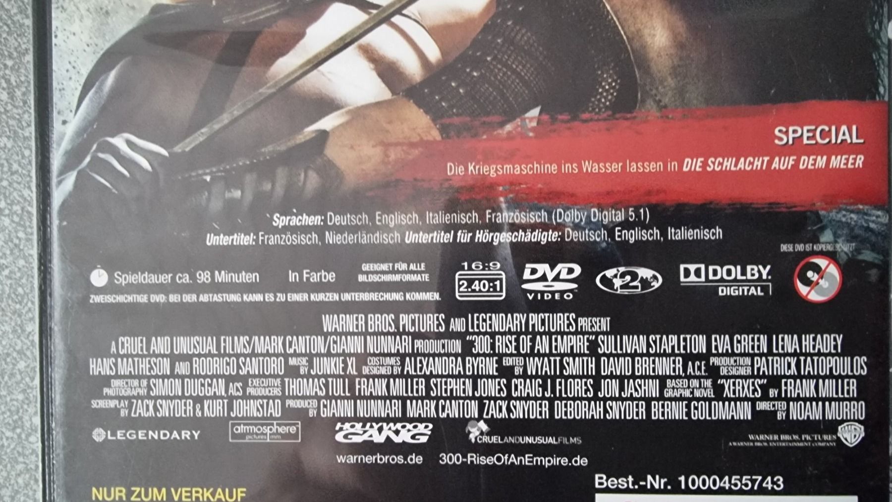 Tutti i DVDs: DVD 300 Rise of Empire – Usato da Oetwil am See venduto da fineli2 1