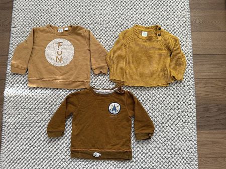 3 tolle Pullover 74-86  Zara Alana