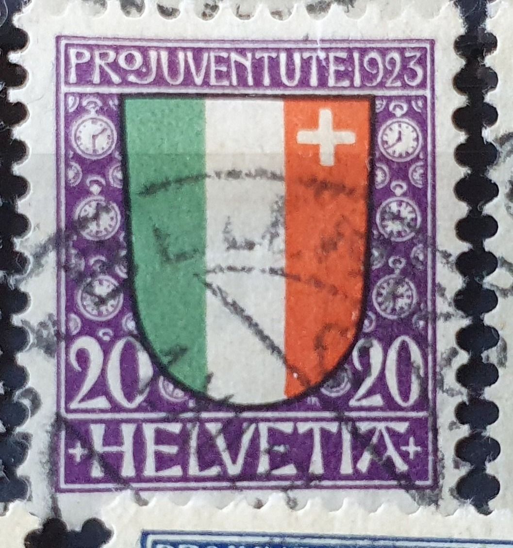 Tutti i francobolli: Pro Juventute Teil Lot 1913 - 1930 – Usato da Balgach venduto da SIMEON27 1