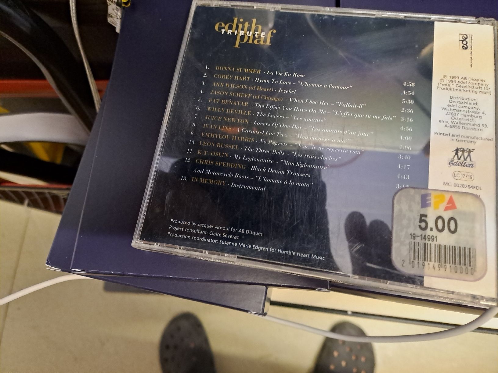 CDs: Edith Piaf - Tribut CD – Gebraucht aus Zürich von Schoebi19 3