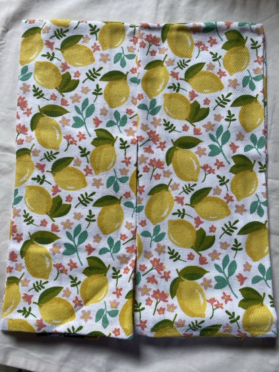 Strofinacci: 2 Lemon Kitchen Towels, Summer Design, New – Nuovo e nell'imballaggio originale da Buttikon SZ venduto da Maxwelltime