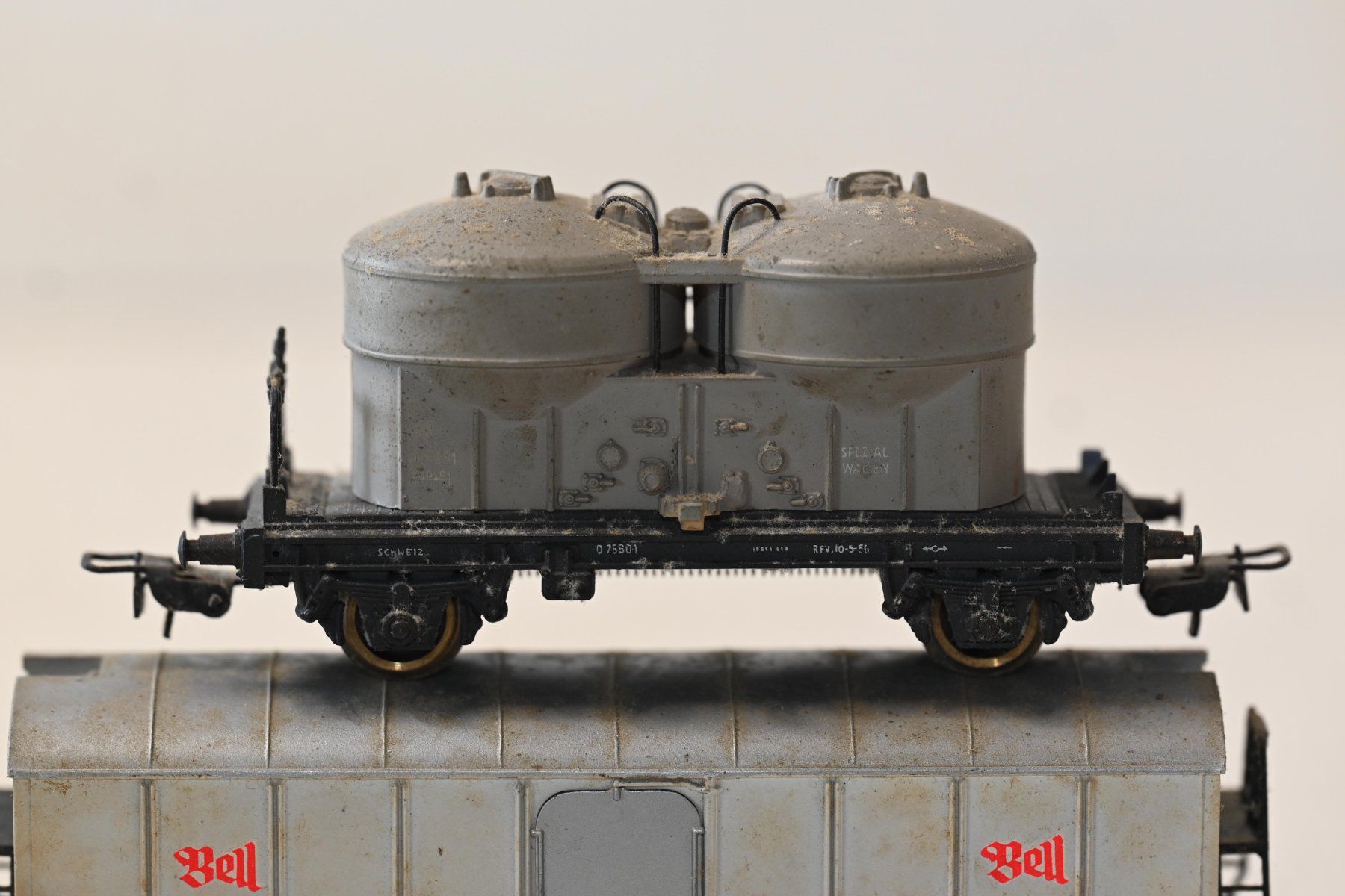 Pocher Modellini di ferrovie: Güterwagen Pocher HO/AC , 2 Stück – Usato da Laupen ZH venduto da Zmoewe 3