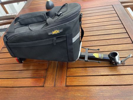 Velotasche mit Topeak Gepäcktrager