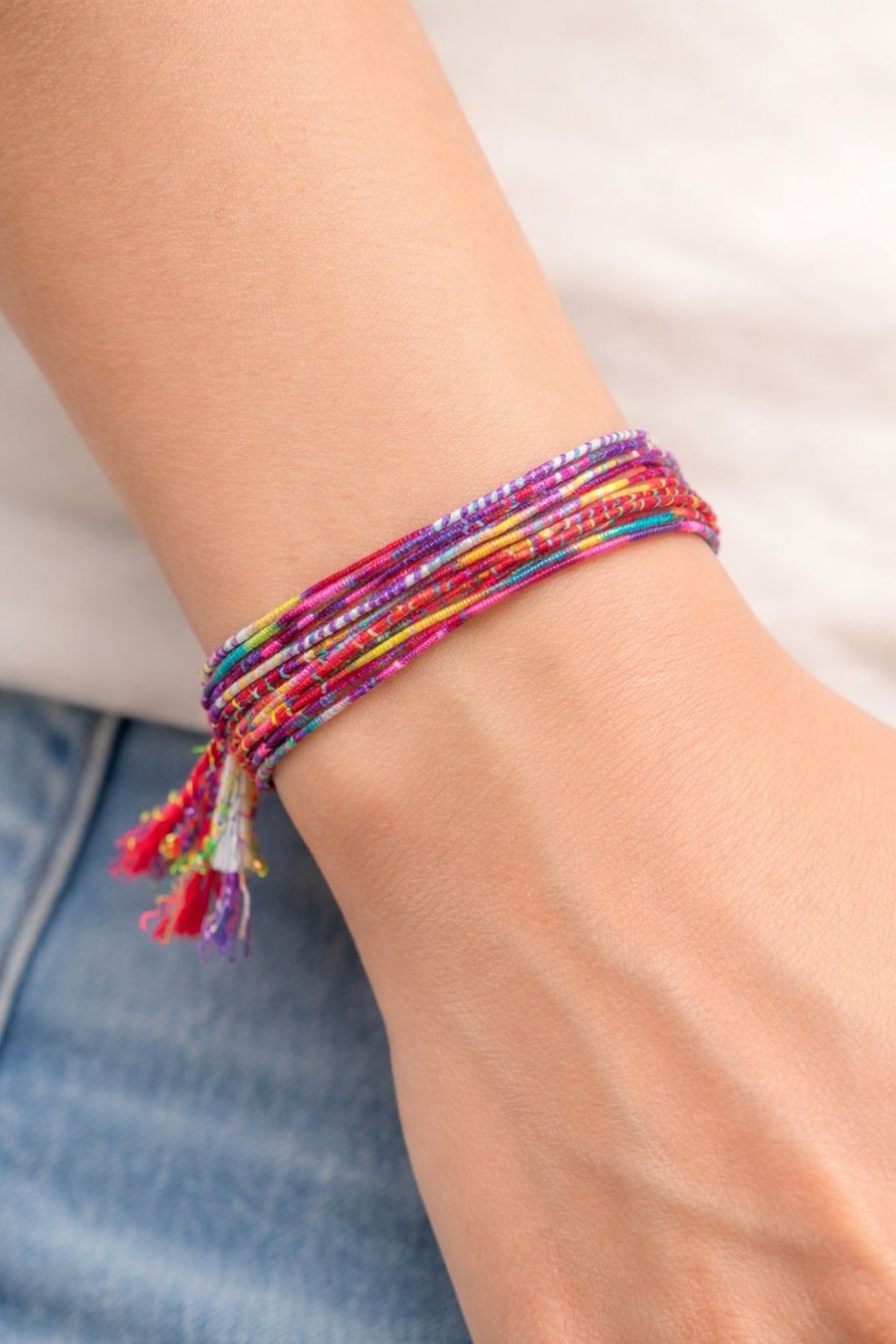Bracciali & Braccialetti: Boho Armband Mehrfarbig – Nuovo e nell'imballaggio originale da Fully venduto da VaneaSelection