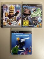 Playstation 3 Spiele 3 Stück: Buzz, LittleBigPlanet + Move
