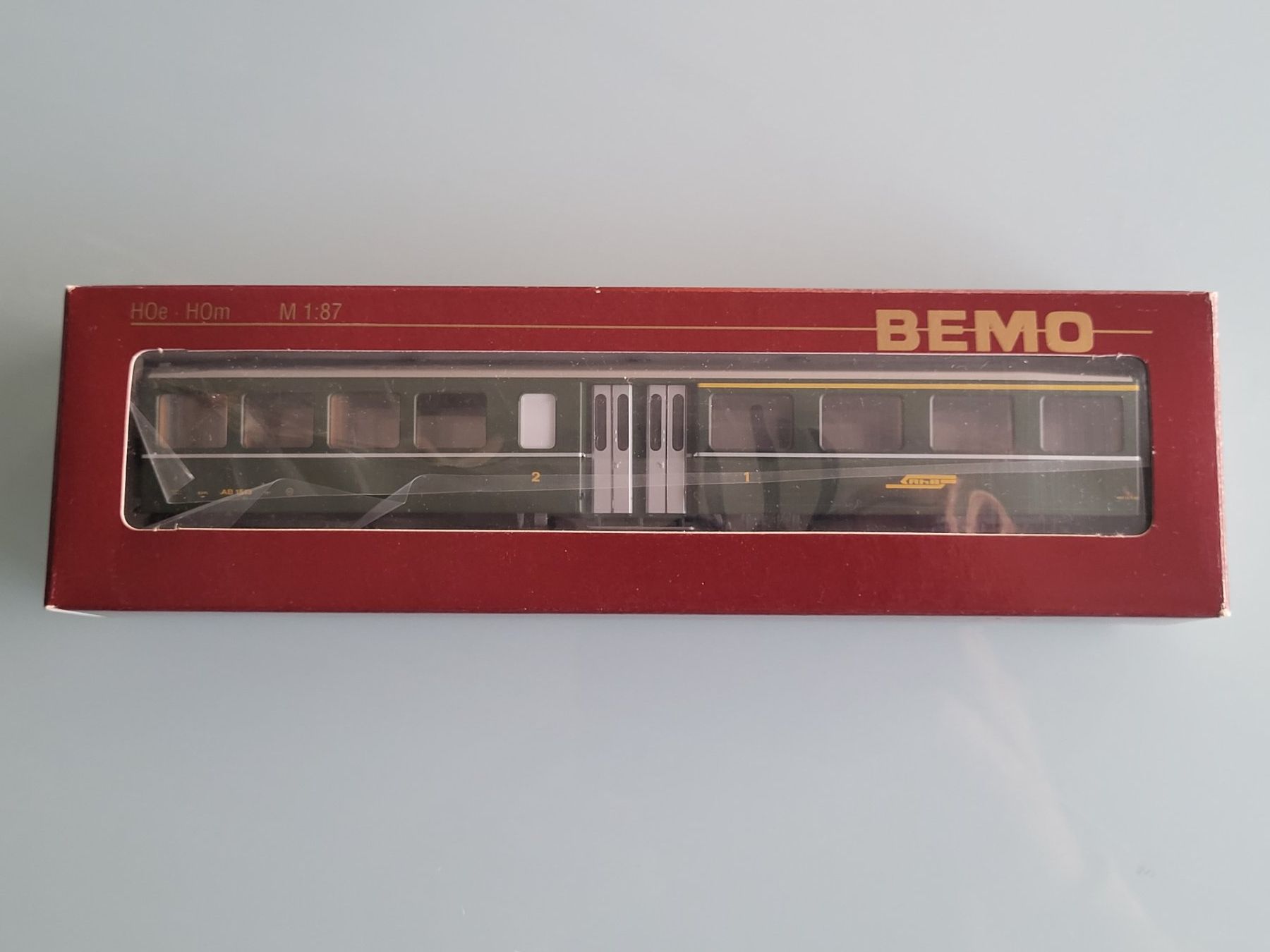 Bemo Modellini di ferrovie: H0m  Bemo  RhB AB 1513  Mitteleinstieg NEU ! – Nuovo e nell'imballaggio originale da Oberburg venduto da sensetal 8