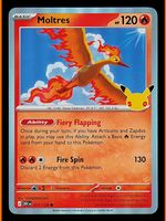 Moltres 011/128 Pokemon 30th Celebration 30
