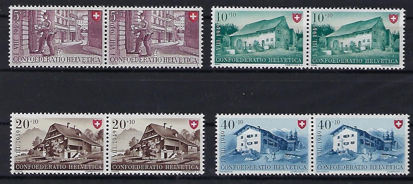 Tutti i francobolli: Pro Patria 1949 **   11037 – Usato da Lunden venduto da Animus999