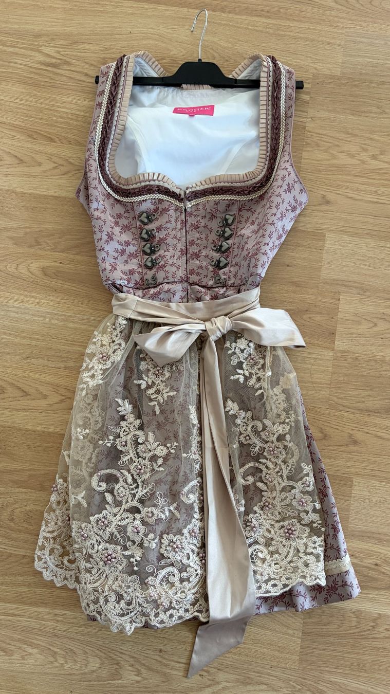 Krüger Kleider: Krüger Dirndl Gr. 38 altrosa/beige – Neu (gemäss Beschreibung) aus Baden von cha_2mlv 1
