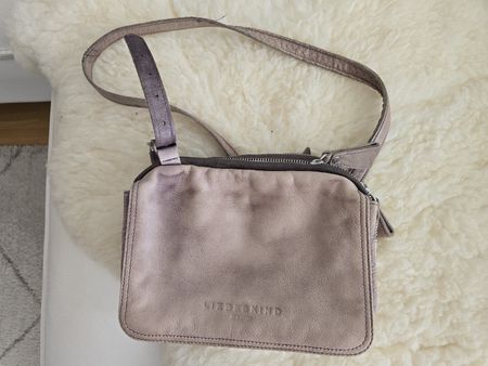 Liebeskind Tasche Umhängetasche Leder Vintage beige