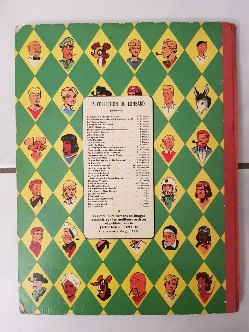 Comics: La marque Jaune 1957 - Blake et Mortimer - Edgar P. Jacobs – Gebraucht aus Boécourt von coco611 1